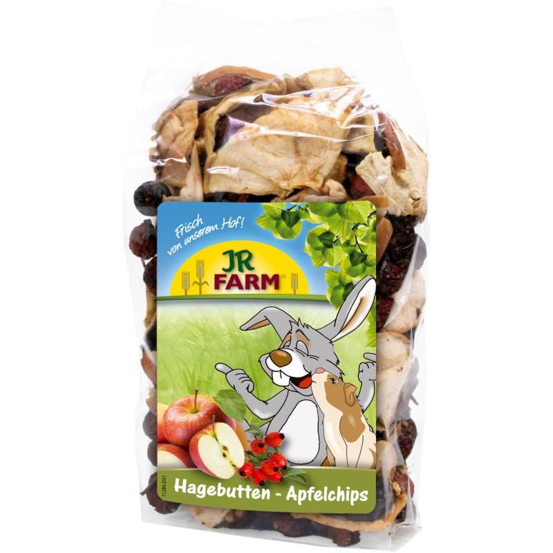JR Farm Hagebutten-Apfelchips | 8 x 125 g