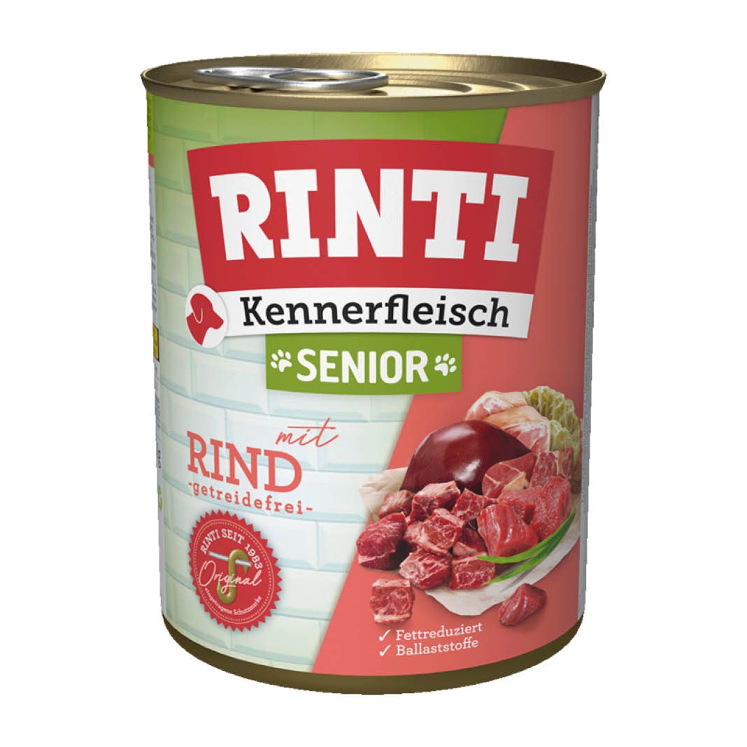 Rinti Kennerfleisch Senior mit Rind | 12 x 800 g