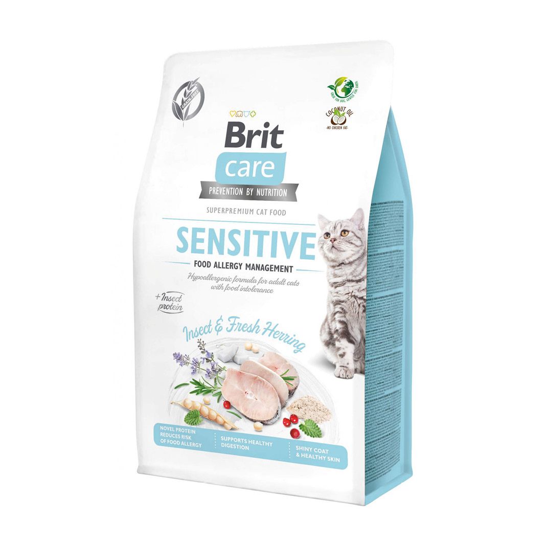 Brit Care - Cat - Getreidefrei - Sensitiv - Futterallergien Management | 6 x 400 g