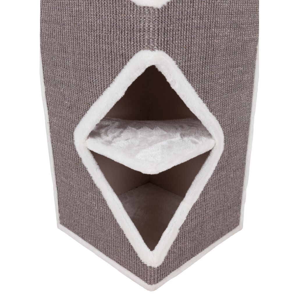 TRIXIE Cat Tower Arma, grau/weiß | 98 cm