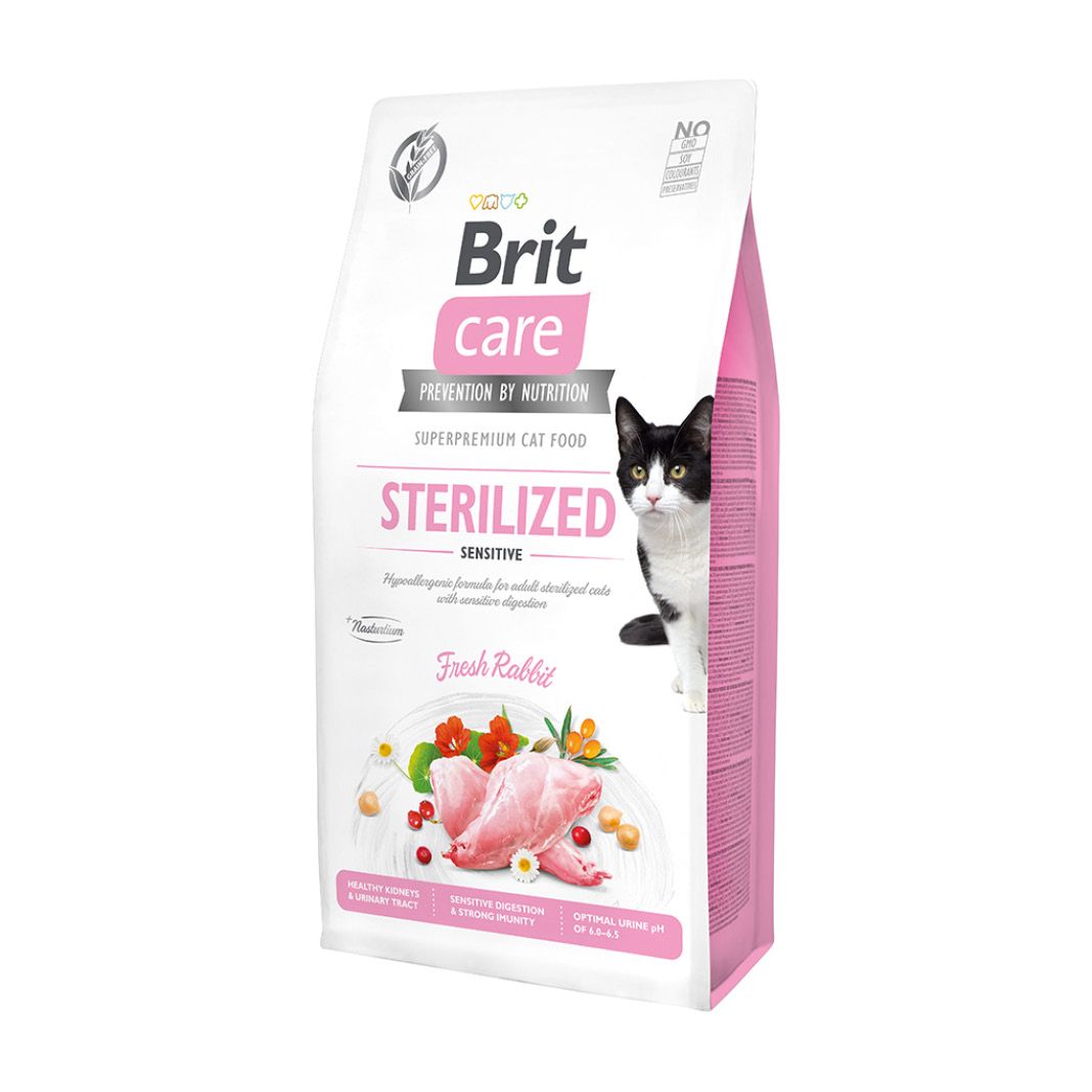 Brit Care - Cat - Getreidefrei - Sterilisiert - Sensitiv | 7 kg