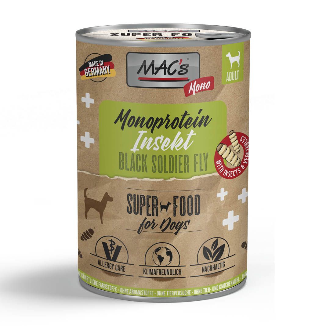 MAC's - Dog - Mono Insekten | 6 x 750 g | 6 x 750 g | Mono Insekten |  1mac0072