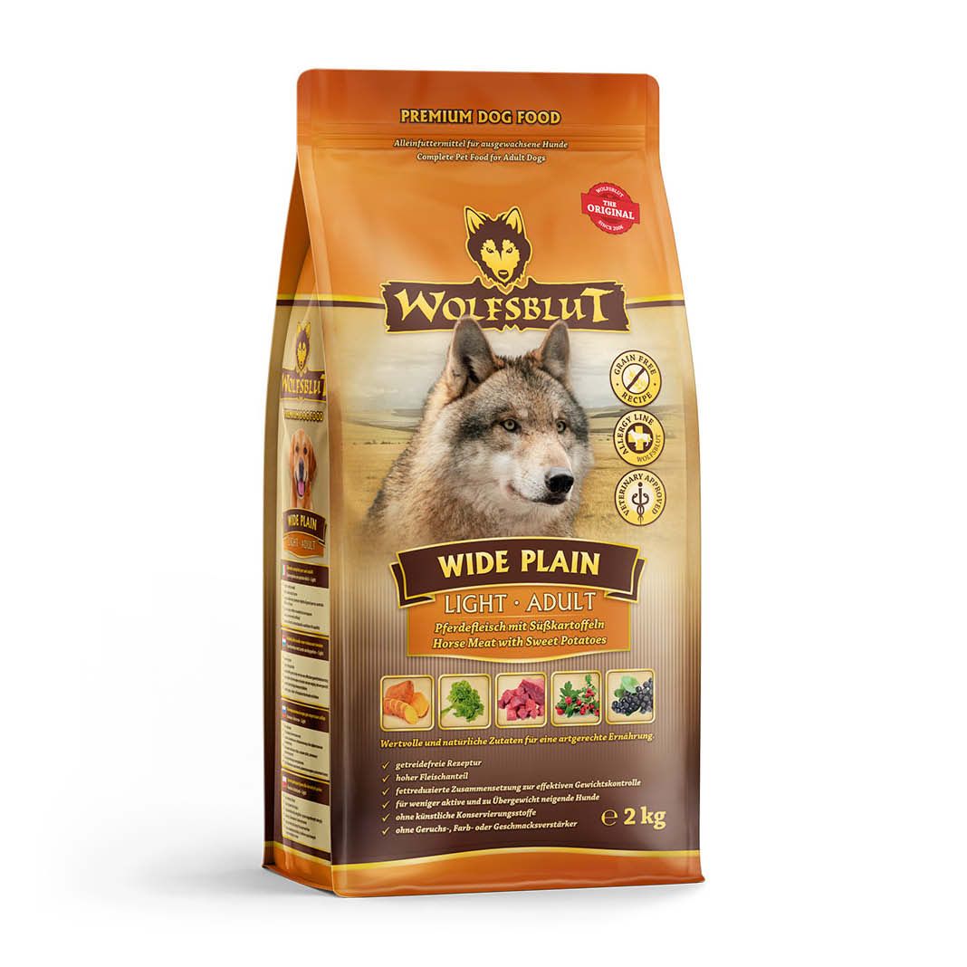 Wolfsblut Wide Plain Light - Pferd mit Süßkartoffel | 2 kg