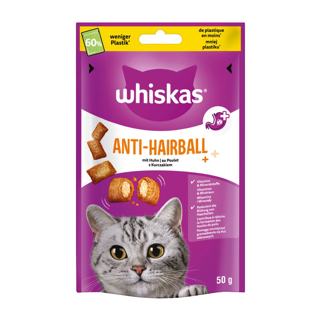 WHISKAS® Anti-Hairball mit Huhn | 50 g