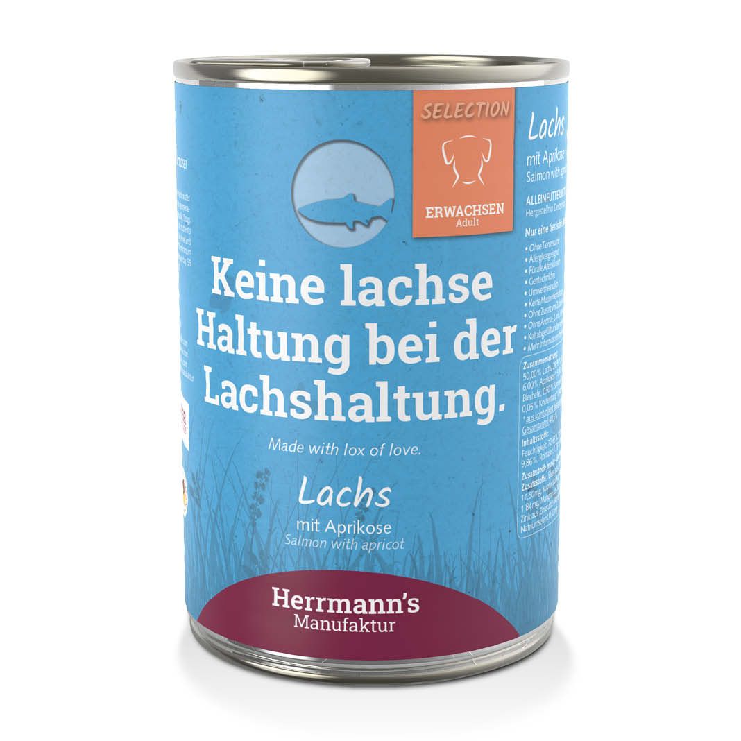 Herrmanns Selection - Erwachsen - Hirsch mit Kartoffel und Quitte | 6 x 400 g