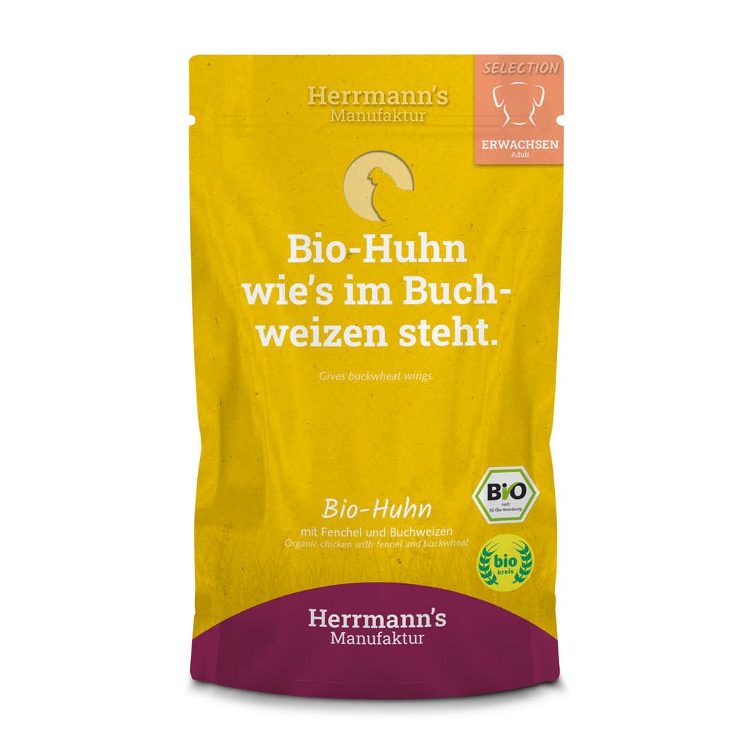 Herrmanns Selection - Erwachsen - Hirsch mit Kartoffel und Quitte | 6 x 400 g