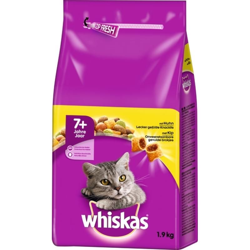 WHISKAS® Senior 7+ mit Huhn | 1,9 kg