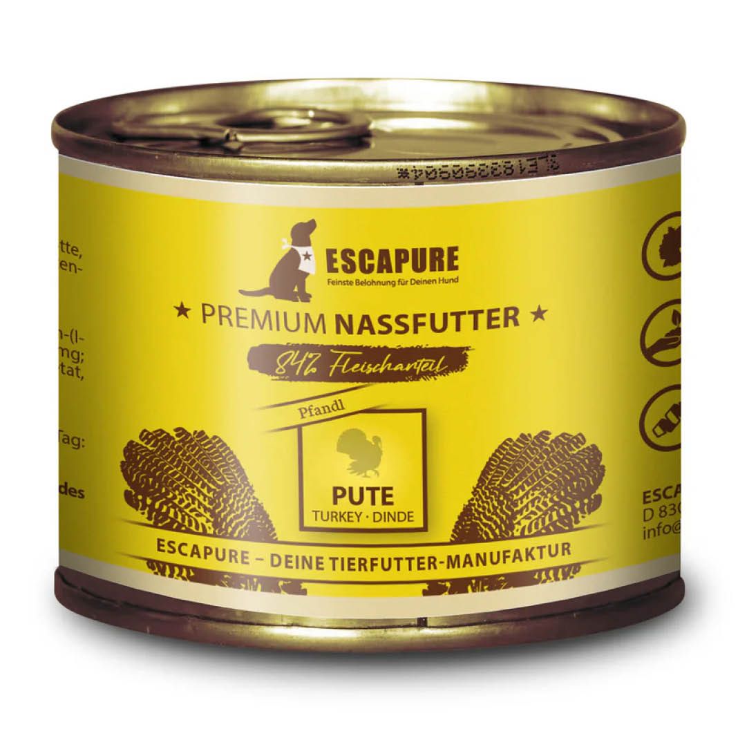 Escapure Nassfutter Dose Pferde Geschnetzeltes | 6 x 400 g | 6 x 400 g |  Pferde Geschnetzeltes | 1esca0071