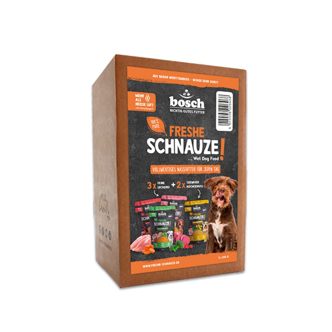 Bosch Freshe Schnauze - Aktionspaket Nassfutter | 5 x 250 g