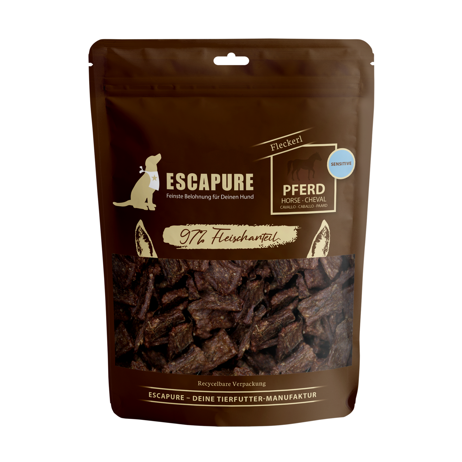 Escapure Fleckerl mit Heilerde Pferd