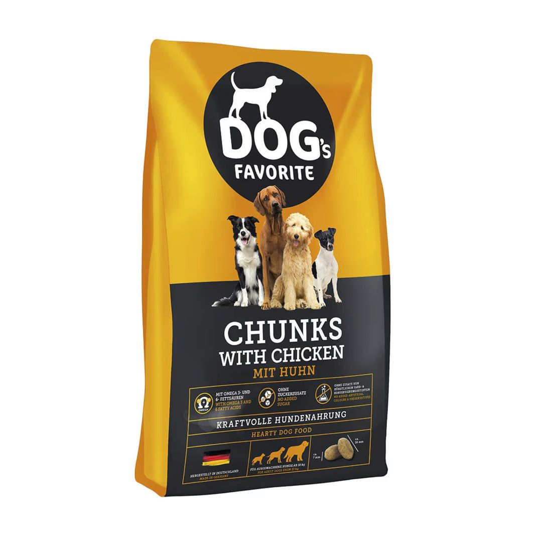 Happy Dog Dog's Favorite Chunks mit Huhn