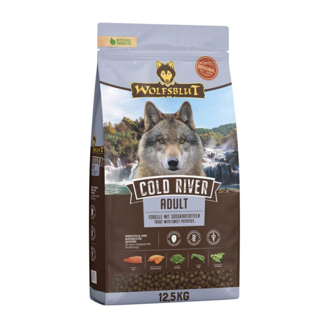 Wolfsblut Cold River Adult - Forelle mit Süßkartoffel | 12,5 kg