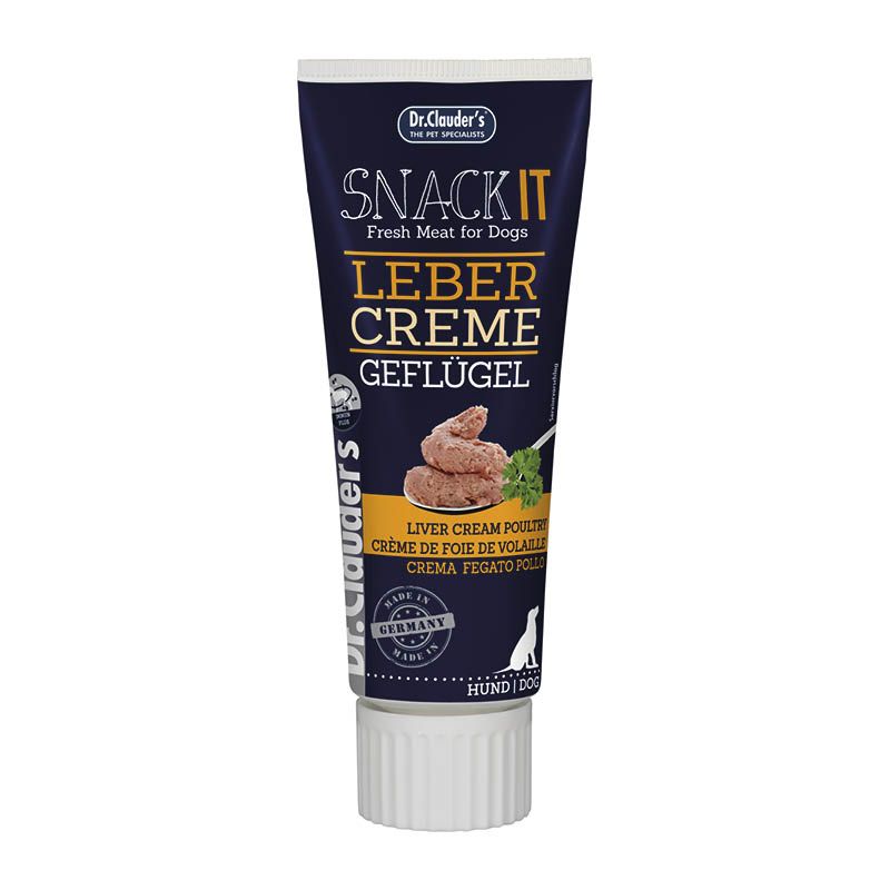 Dr. Clauder's Snack IT Leber Creme Geflügel | 12 x 75 g