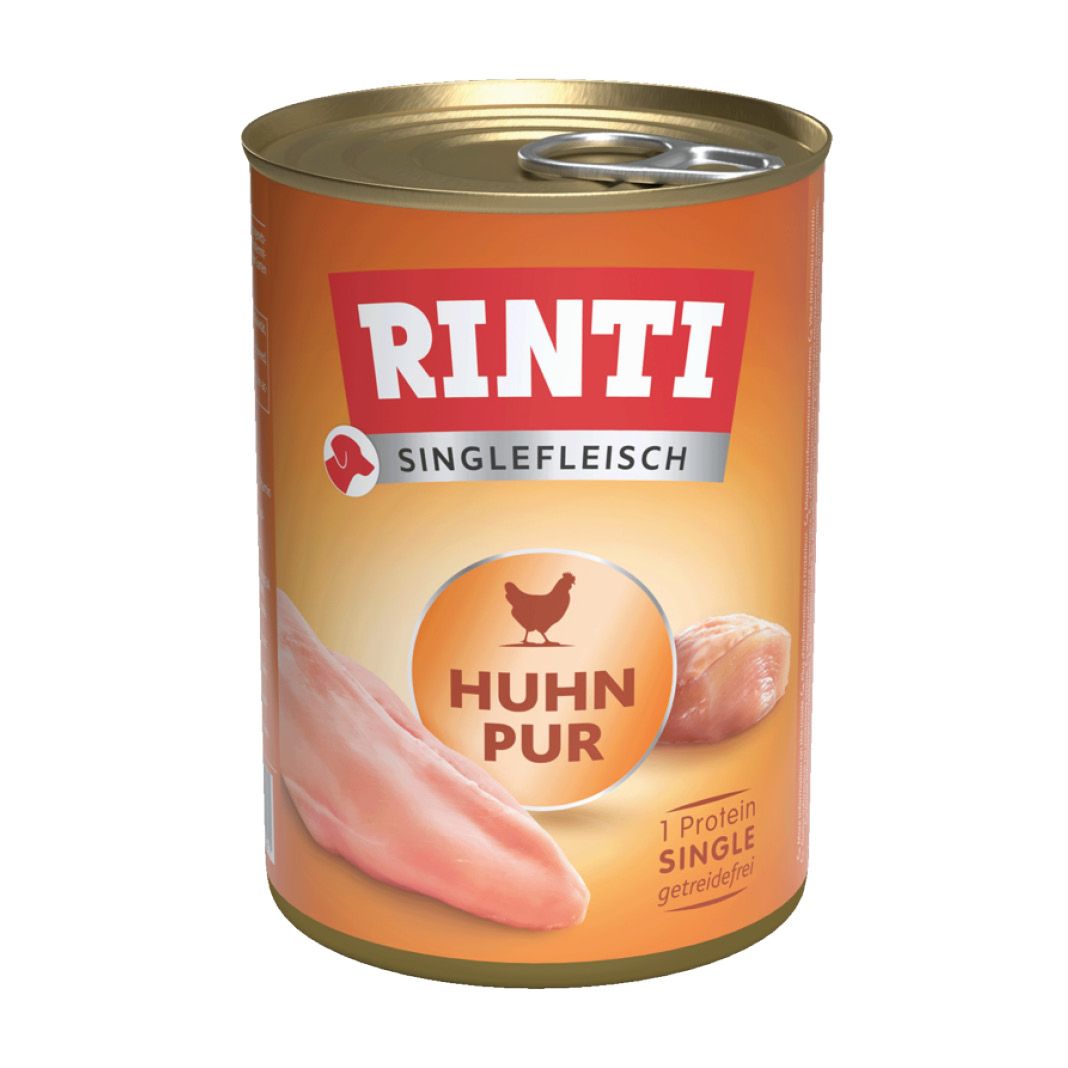 Rinti Singlefleisch Pur Huhn | 12 x 400 g