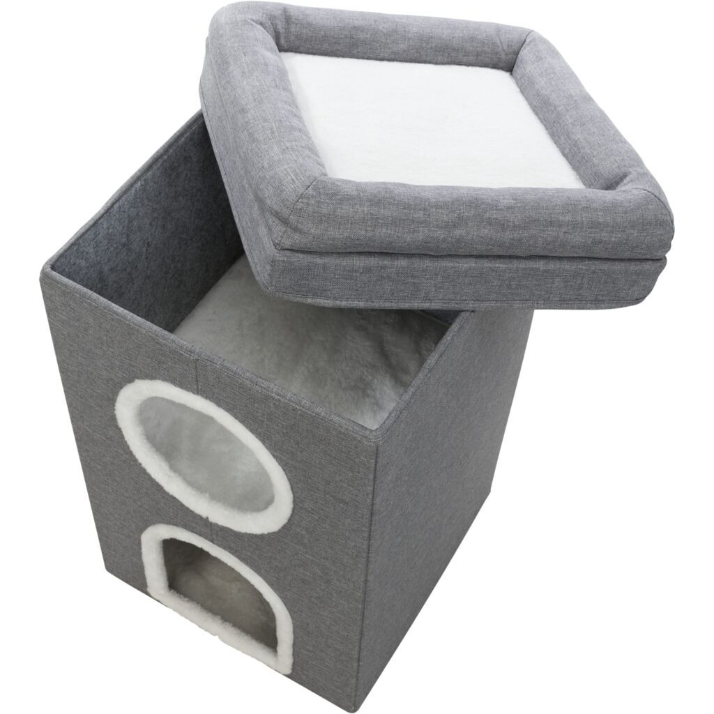TRIXIE Cat Tower Saul, grau | 64 cm