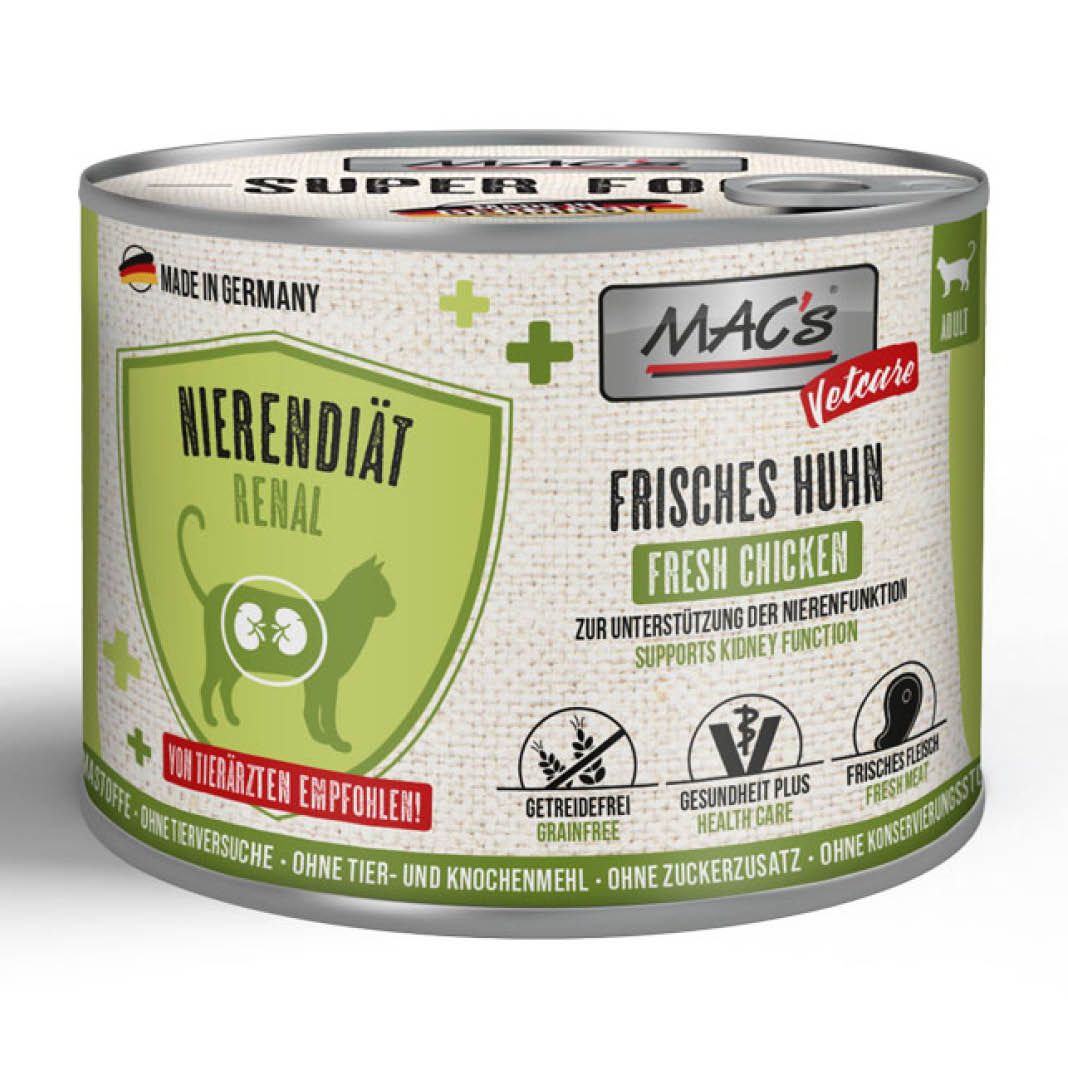 MAC's - Cat - Vetcare Nierendiät Huhn | 6 x 200 g
