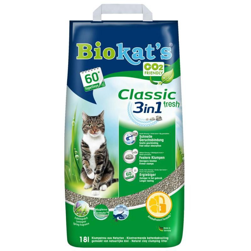 Biokats Classic fresh 3 in 1 mit Frühlingsduft 18 l | 18 kg