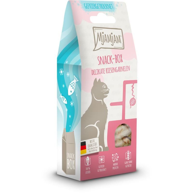 MjAMjAM Cat - Snackbox - Delikate Riesengarnelen | 25 g