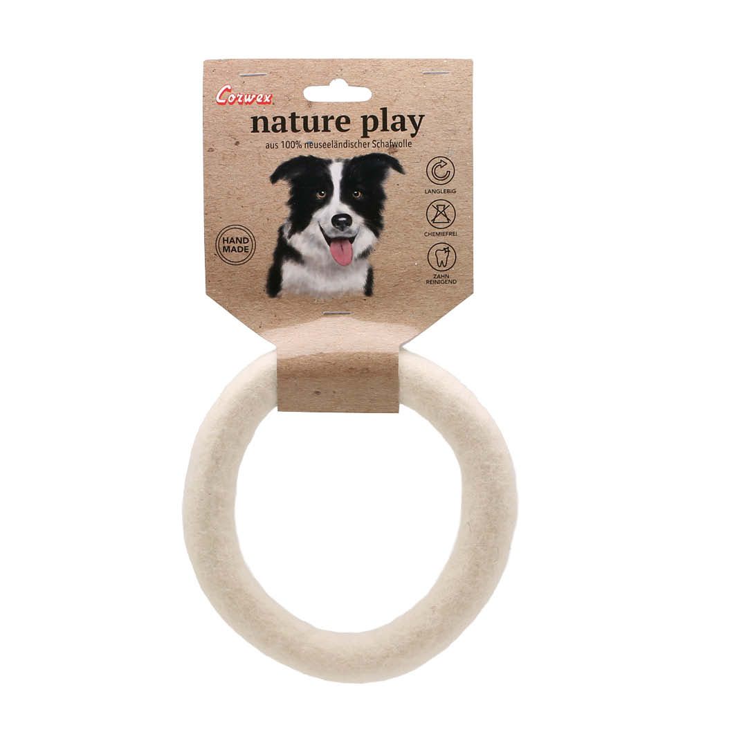 Corwex C-play Filz Ring - weiß | 15 cm
