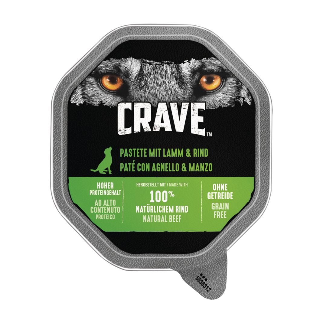 CRAVE™ Hund Schale Pastete mit Huhn und Truthahn | 14 x 150 g