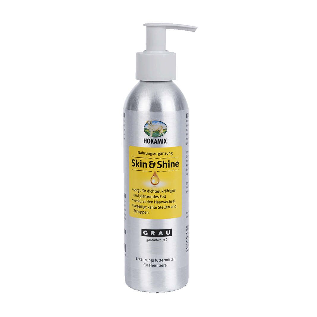 Grau Hund & Katze Hokamix Skin & Shine | 250 ml