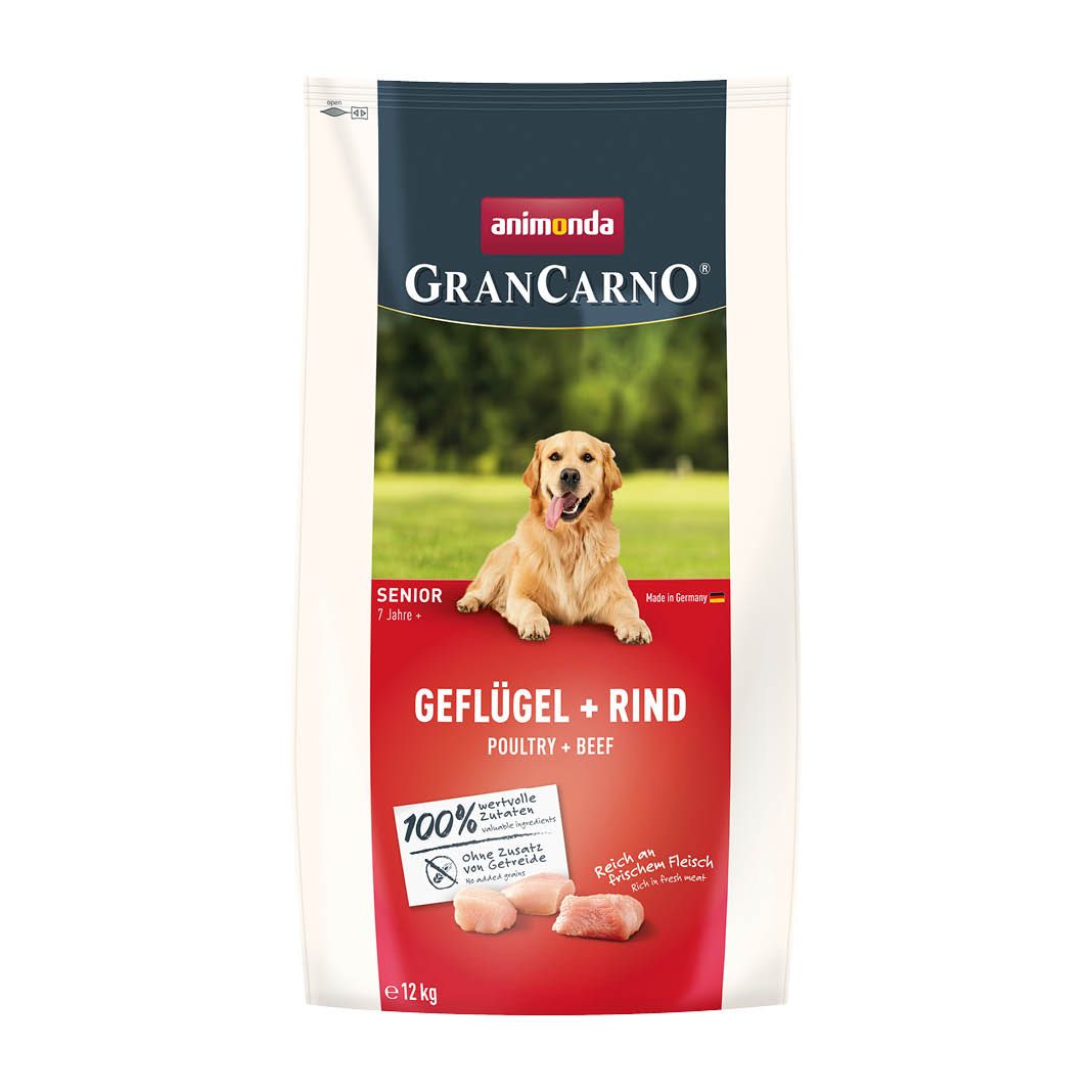 animonda GranCarno Trockenfutter Senior Geflügel+Rind | 1 kg