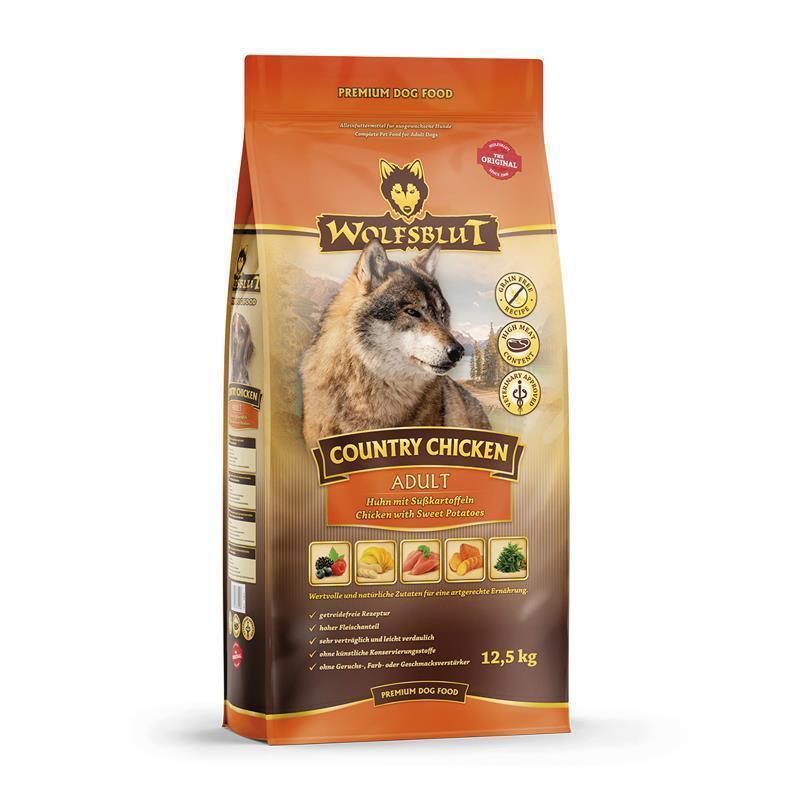 Wolfsblut Country Chicken Adult - Huhn mit Süßkartoffel
