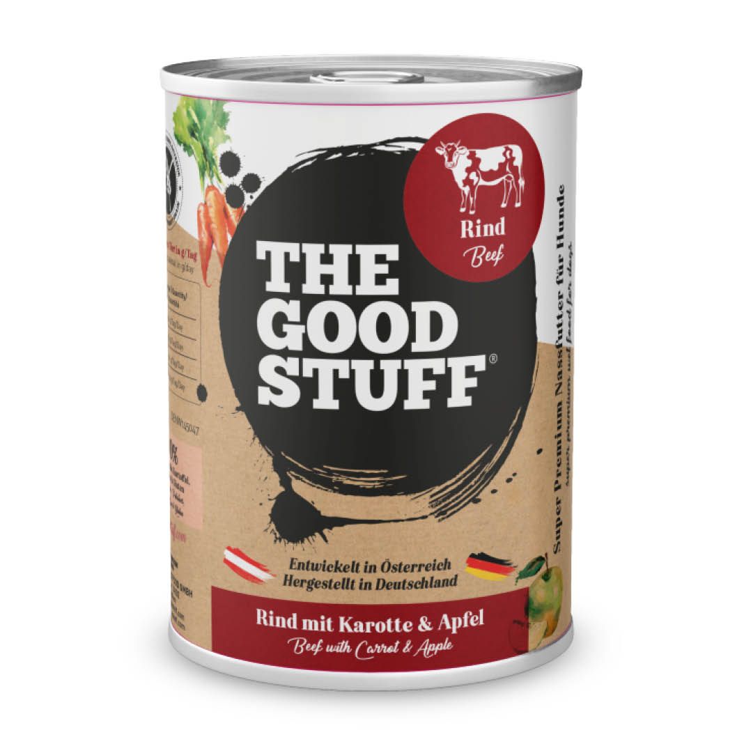 THE GOODSTUFF Rind mit Karotte und Apfel (Adult) | 6 x 800 g THE GOODSTUFF Rind mit Karotte und Apfel (Adult) | 6 x 800 g