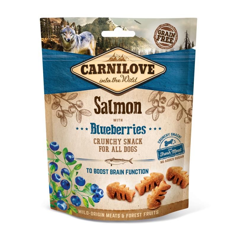 Carnilove Dog - Crunchy Snack - Lachs mit Blaubeeren | 200 g