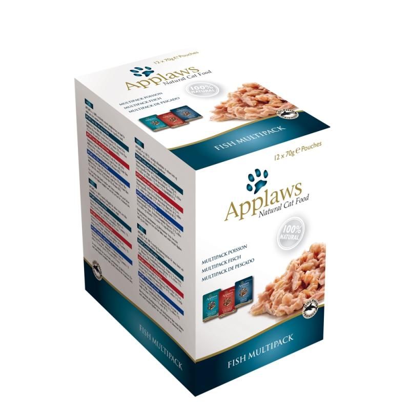 Applaws Pouch Multipack Fisch | 12 x 70 g