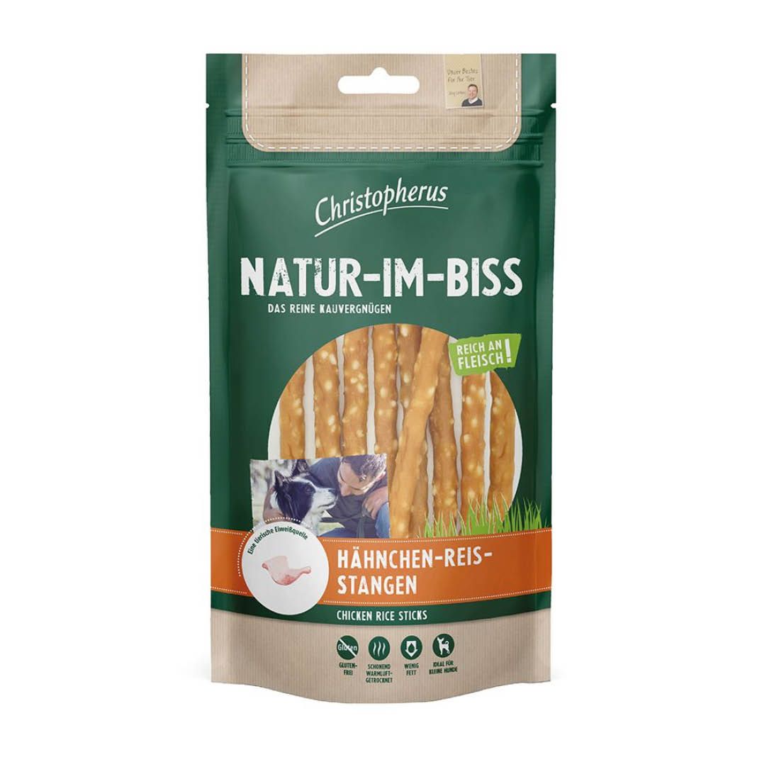 Christopherus Natur-Im-Biss - Hähnchen-Reis-Stangen