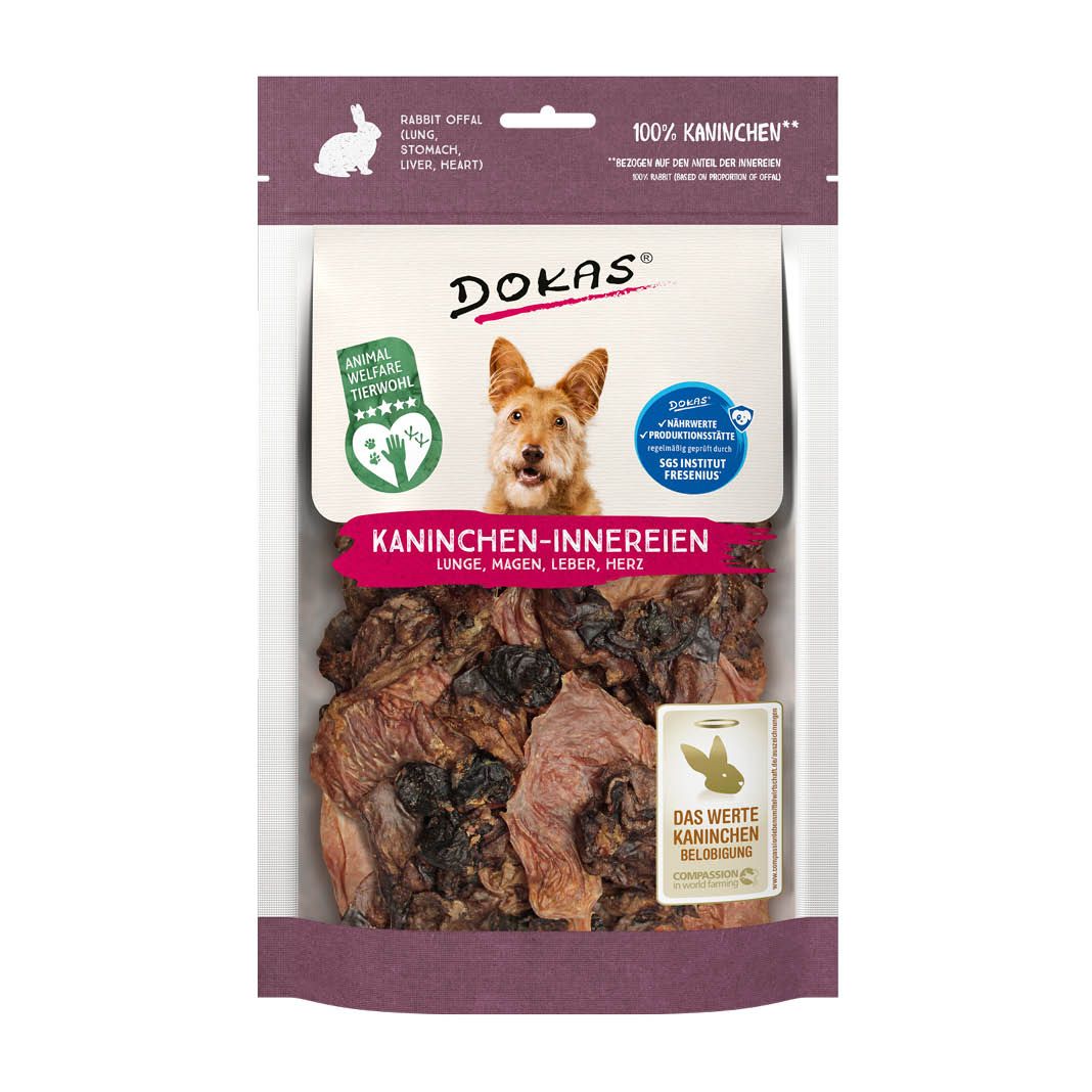 Dokas Kaninchen-Innereien (Lunge, Magen, Leber, Herz) | 7 x 100 g