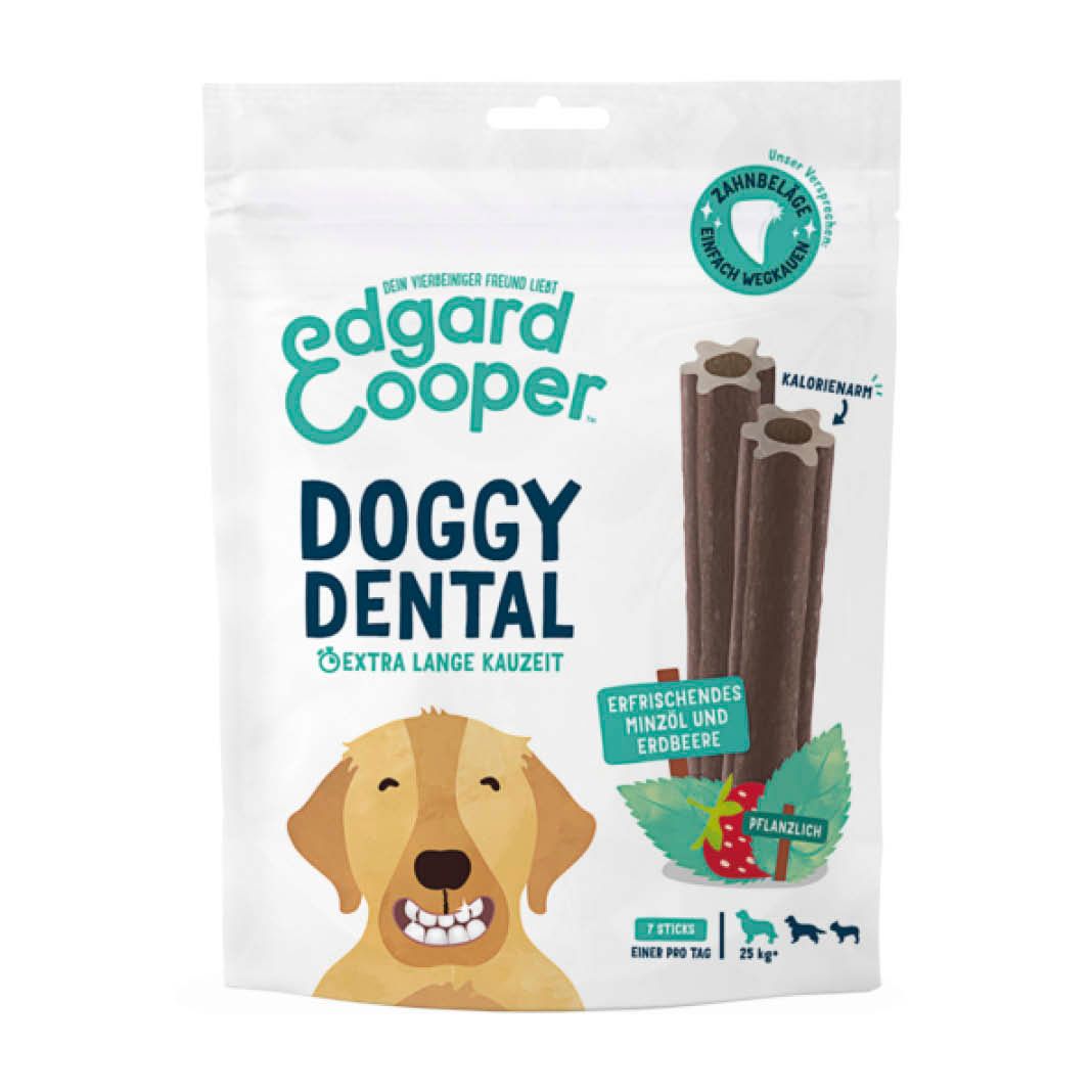 Edgard & Cooper Doggy Dental Erdbeere & Minze Large