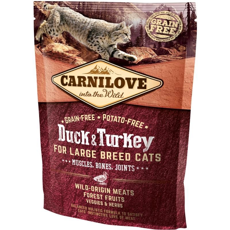 Carnilove Cat Adult Große Rassen - Ente & Truthahn | 400 g
