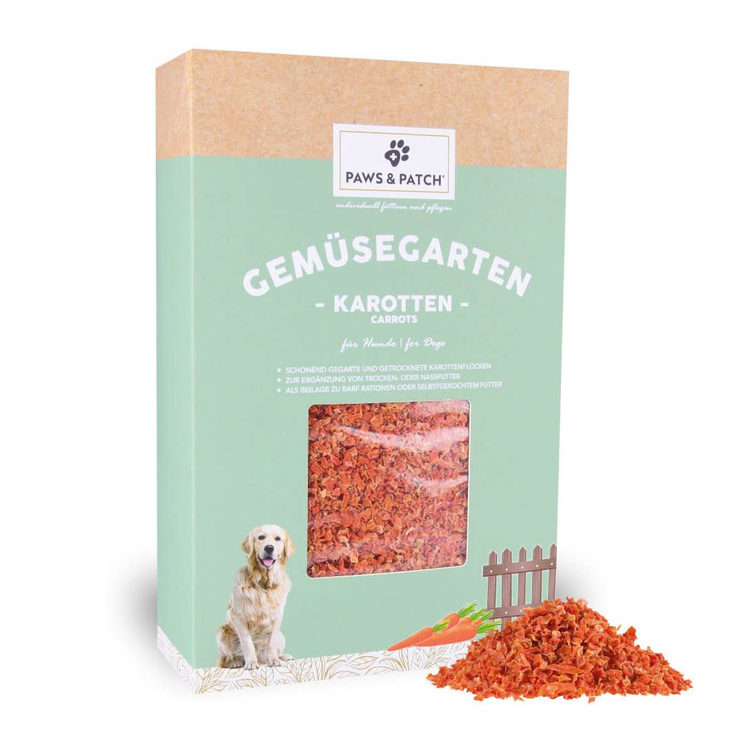 Paws & Patch KAROTTENFLOCKEN für Hunde | 400 g
