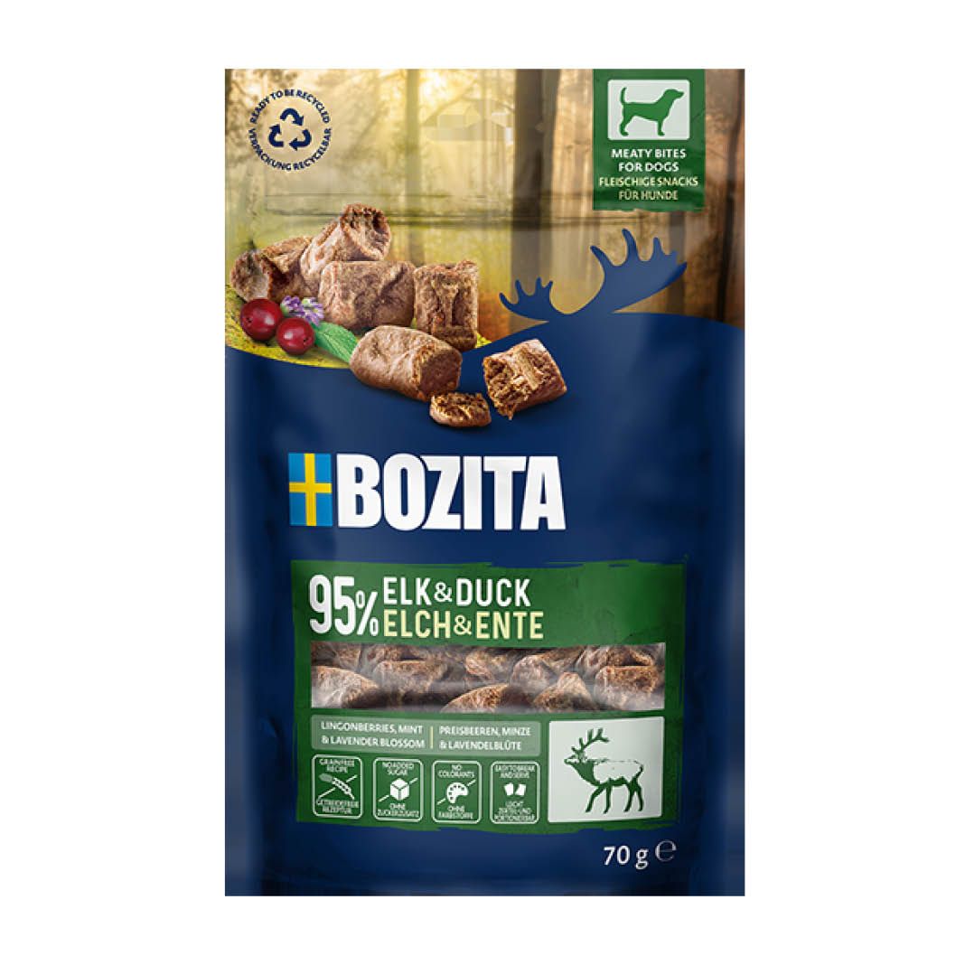 Bozita Meaty Bites Elch & Ente | 10 x 70 g