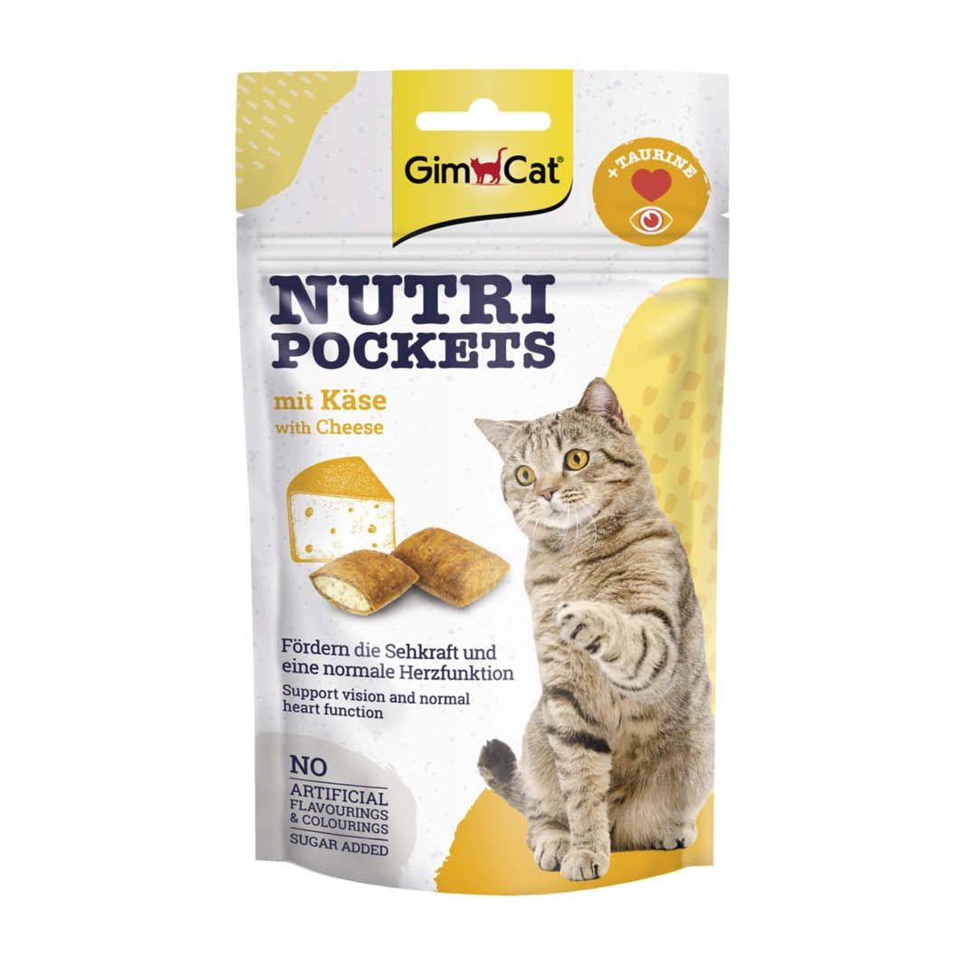 GimCat Nutri Pockets Käse+Taurin | 60 g