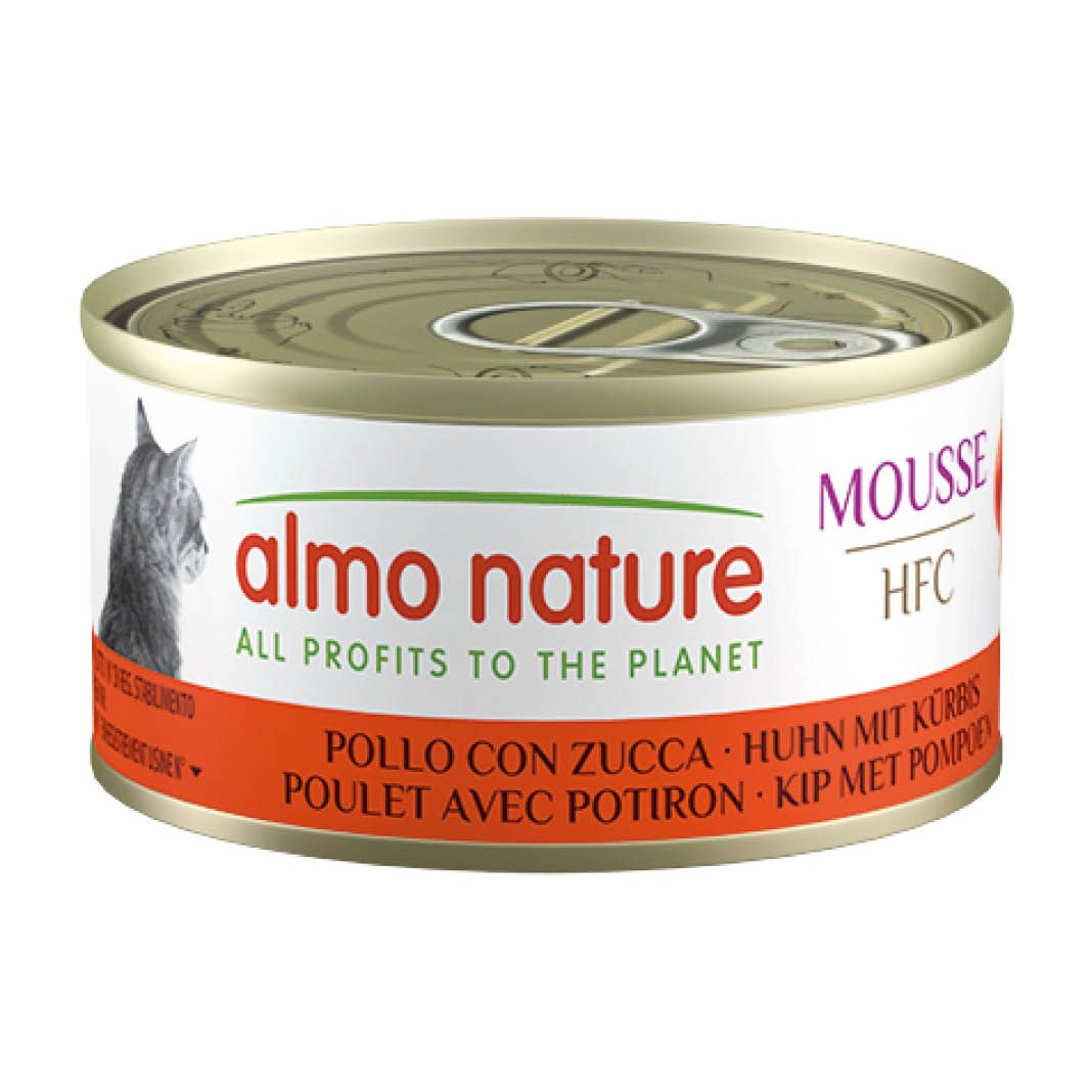 Almo Nature HFC Mousse Huhn mit Kürbis | 24 x 70 g Almo Nature HFC Mousse