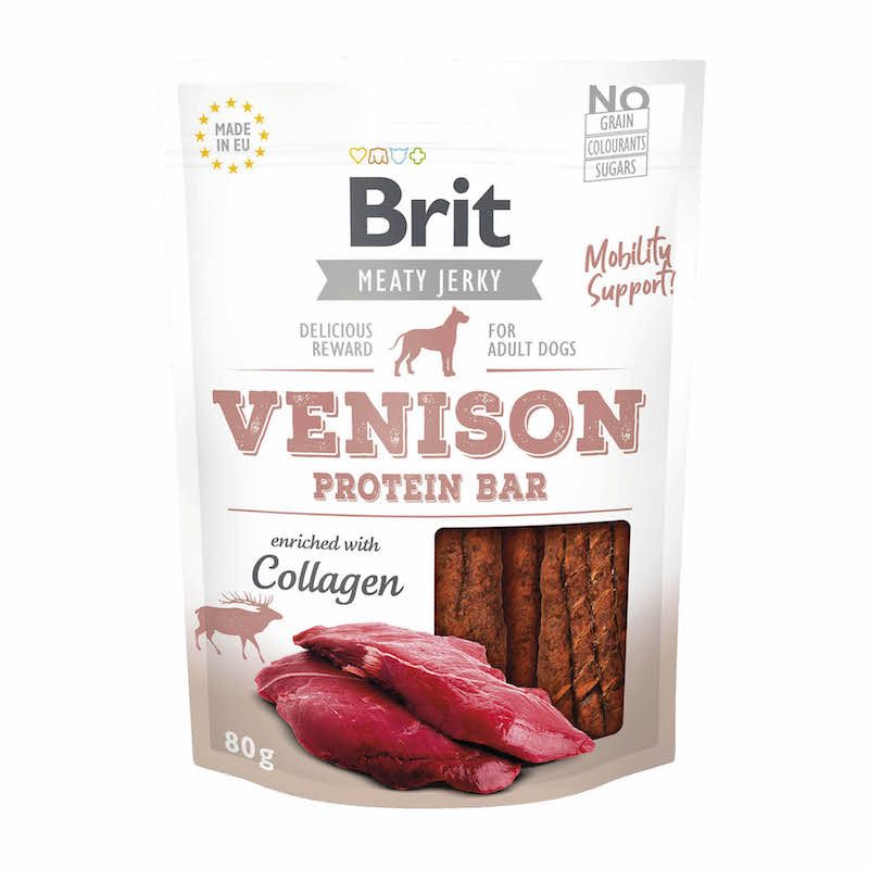 Brit - Dog - Meaty Jerky - Hirsch-Riegel | 80 g