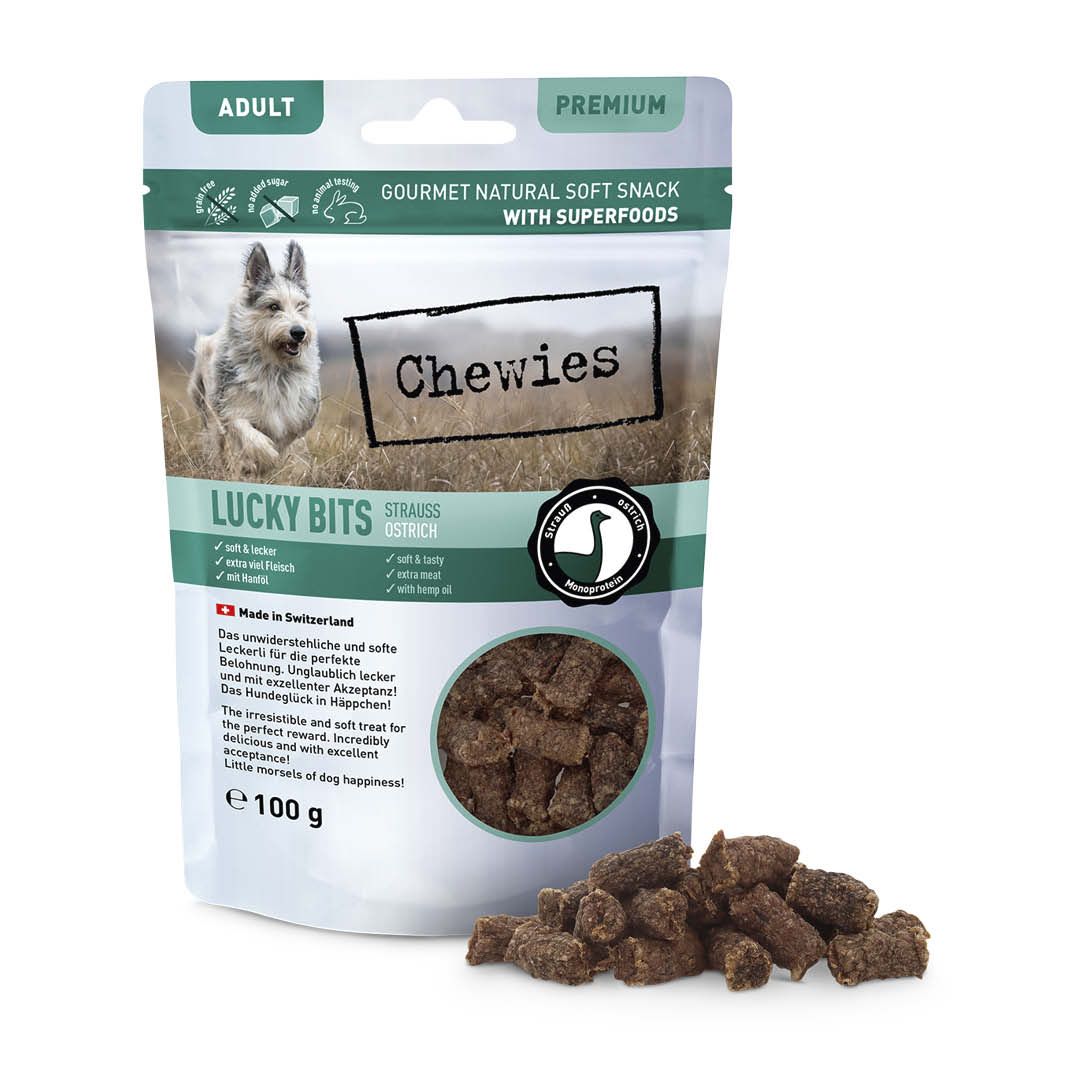Chewies LUCKY BITS Adult Strauß | 100 g