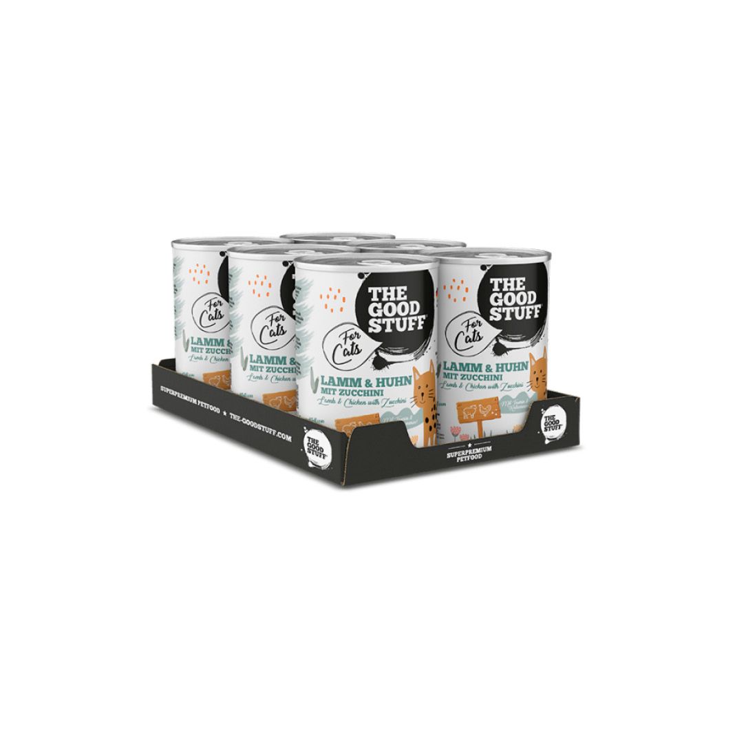 THE GOODSTUFF Nassfutter Katze THE GOODSTUFF Wild & Huhn mit Preiselbeeren | 6 x 400 g
