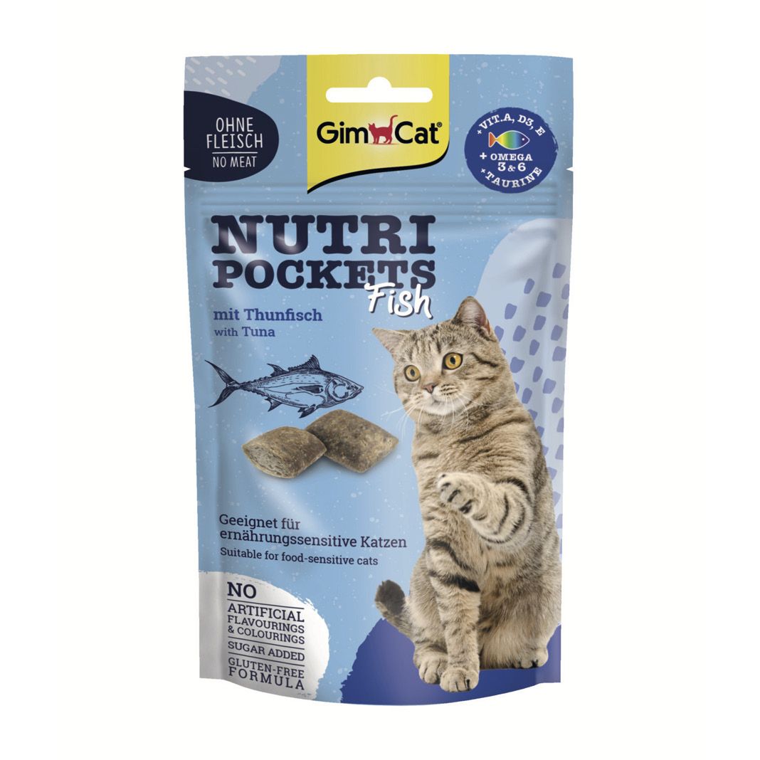 GimCat Nutri Pockets Fish mit Thunfisch | 60 g