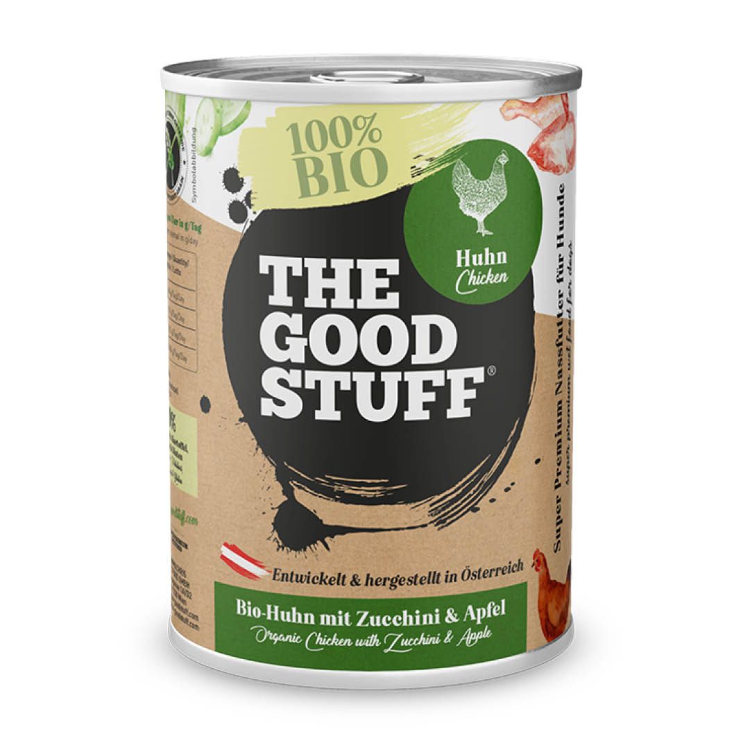 THE GOODSTUFF Dosen THE GOODSTUFF BIO Huhn mit Zucchini & Apfel | 6 x 800 g