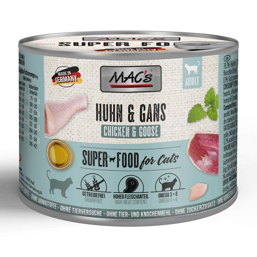 MAC's - Cat - Dosen - 200 g MAC's - Cat - Huhn & Gans | 6 x 200 g