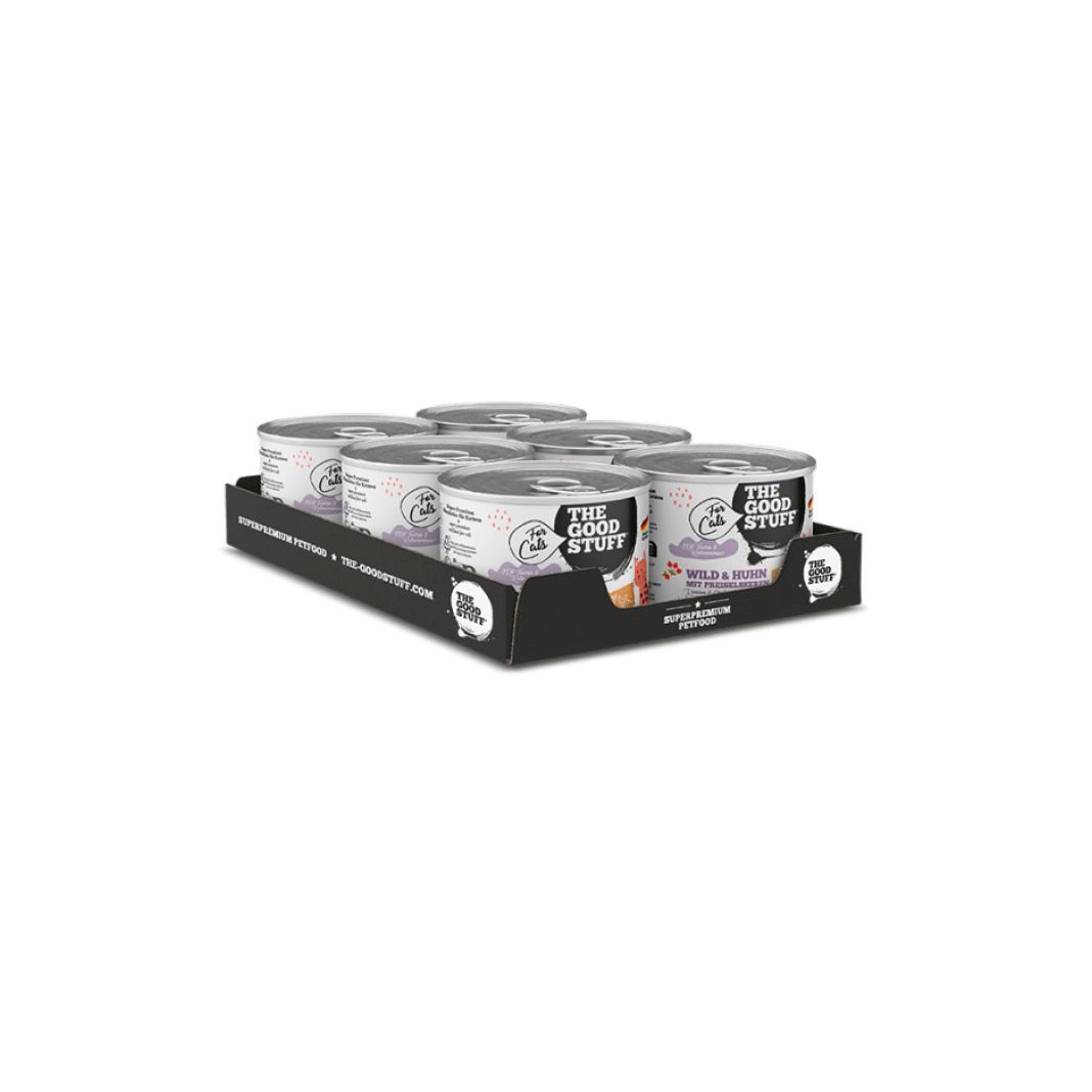 THE GOODSTUFF Nassfutter Katze THE GOODSTUFF Wild & Huhn mit Preiselbeeren | 6 x 200 g