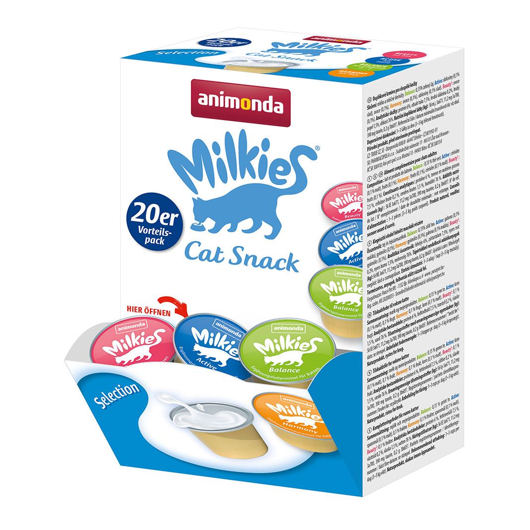 animonda Milkies Katzenmilch 20er Selection | 4 x 20 x 15 g