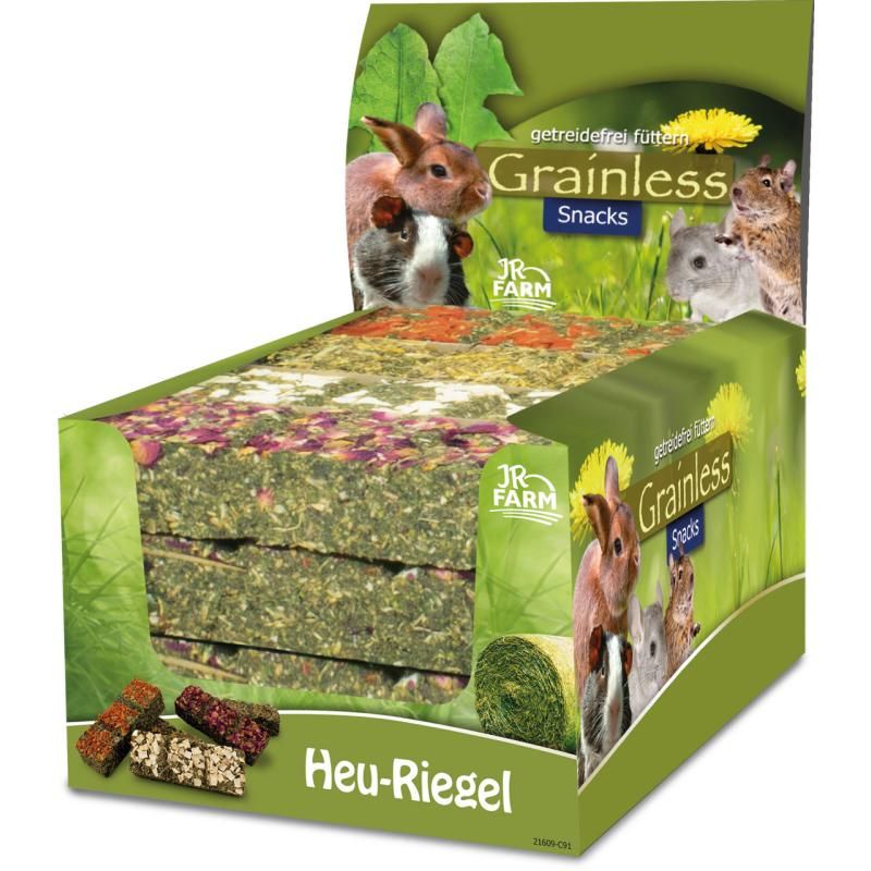 JR Farm Grainless Heu-Riegel | 12 x 150 g