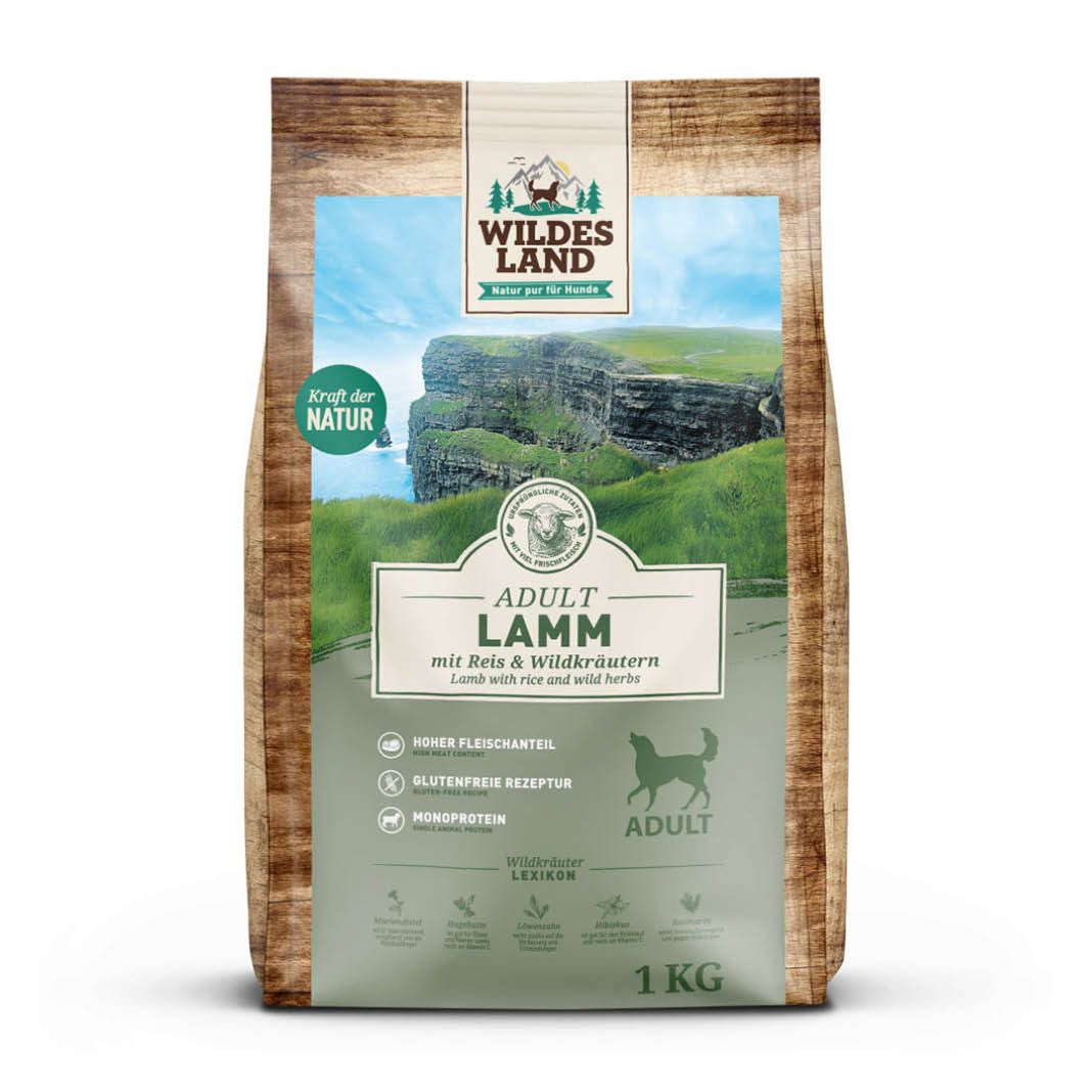 Wildes Land Classic Adult - Lamm mit Reis und Wildkräutern | 1 kg