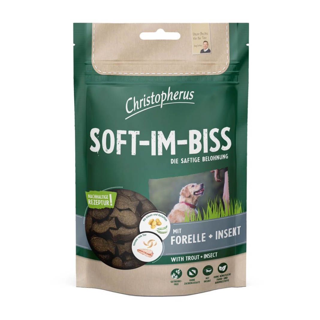 Christopherus Soft-Im-Biss - Forelle & Insekt | 125 g