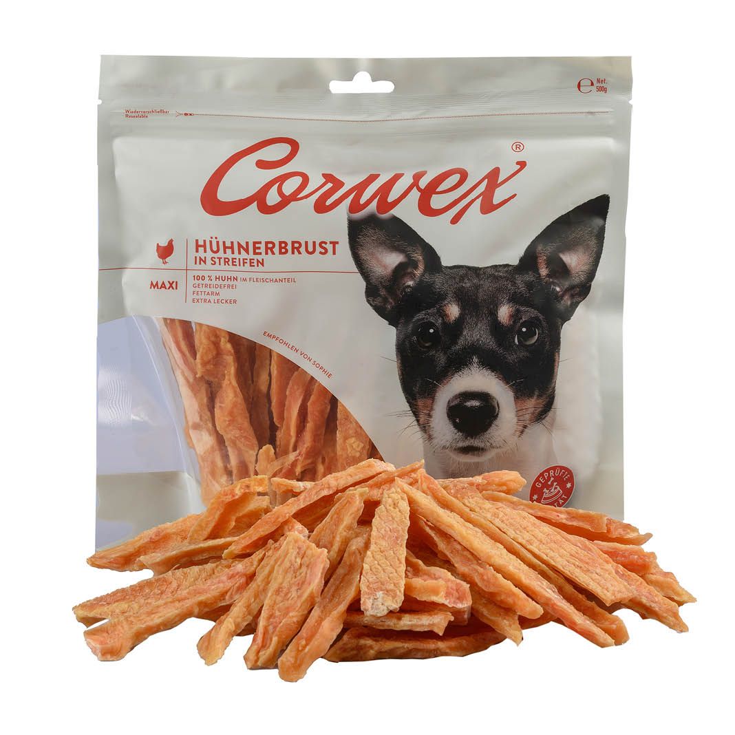 Corwex Hühnerbrust in Streifen | 500 g